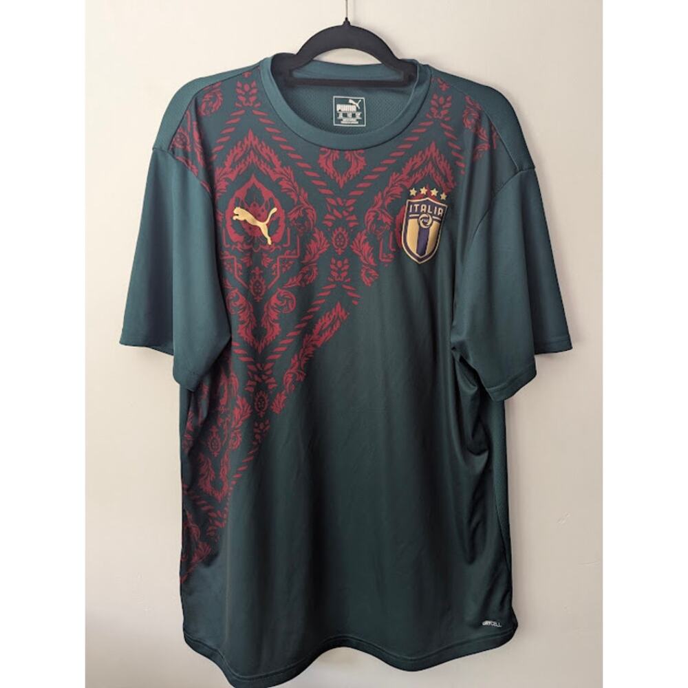 Italy Training Jersey XXL Puma FIGC Soccer Shirt